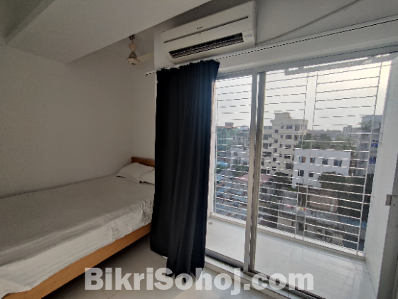 Two Room Furnished Apartment RENT In Bashundhara R/A.